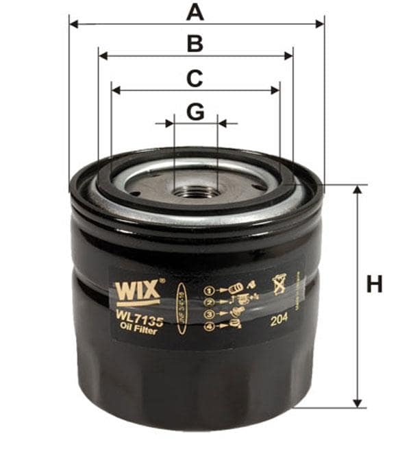 Масляный фильтр WIX WL7135 