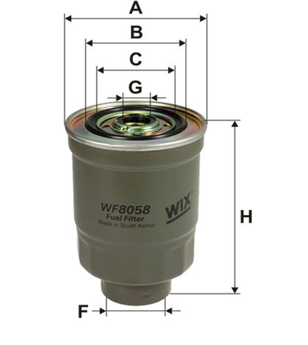 Топливный фильтр WIX WF8058