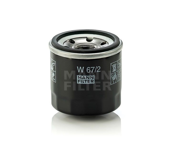 Масляный фильтр MANN-FILTER W67/2