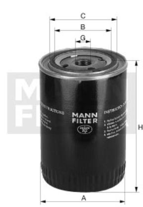Масляный фильтр MANN-FILTER W719/4