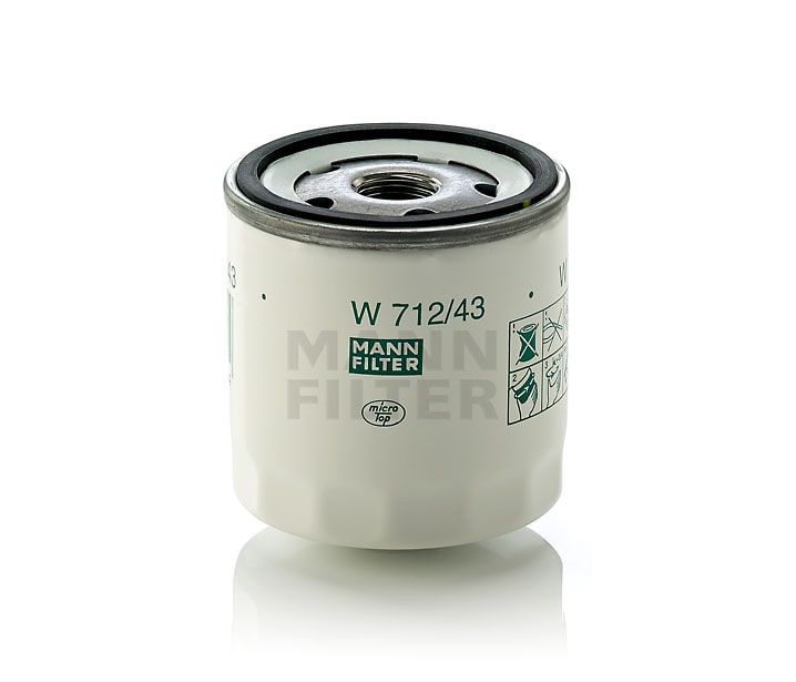 Масляный фильтр MANN-FILTER W712/43 