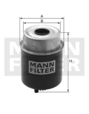 Топливный фильтр MANN-FILTER WK8169