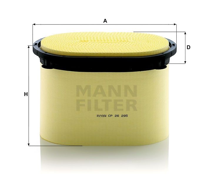 Воздушный фильтр MANN-FILTER CP26295 . Фото N2