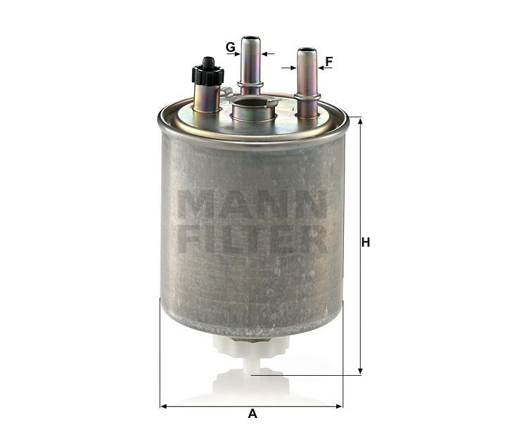 Топливный фильтр MANN-FILTER WK9022 . Фото N2