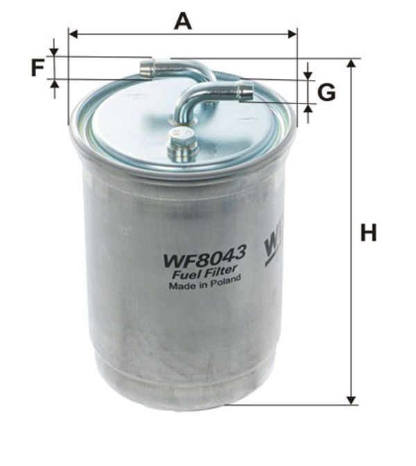Топливный фильтр WIX WF8043