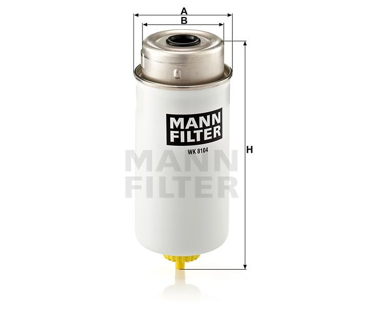 Топливный фильтр MANN-FILTER WK8104 . Фото N2
