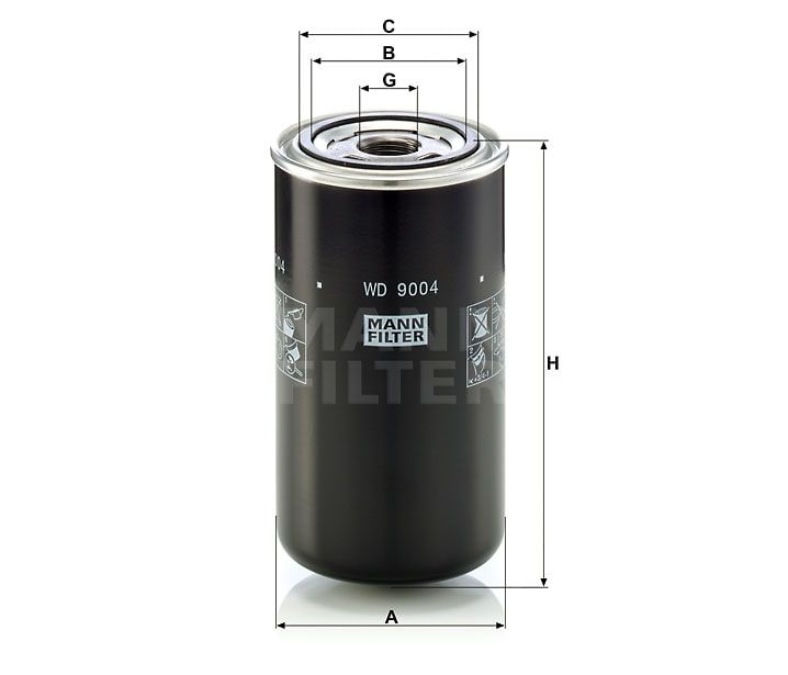 Гидравлический фильтр MANN-FILTER WD9004 . Фото N2