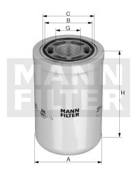 Масляный фильтр MANN-FILTER WH1257