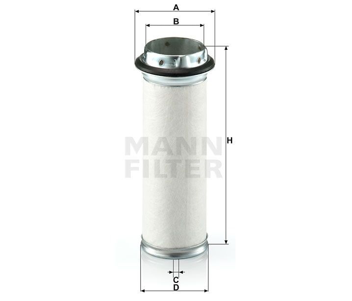 Воздушный фильтр MANN-FILTER CF 711. Фото N2