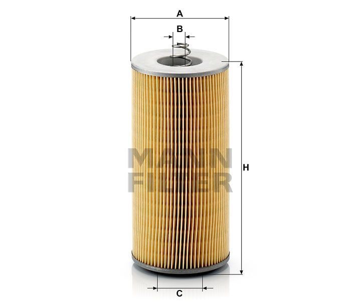 Масляный фильтр MANN-FILTER H12110/2X. Фото N2